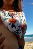 海边度假激战!女友沙滩激情缠绵,浪叫盖过海浪声!